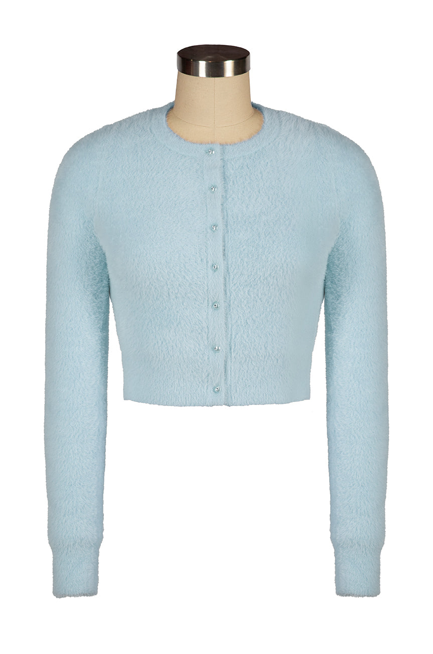 Powder Puff Cardigan (Blue)