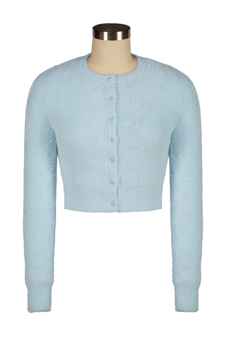 Powder Puff Cardigan (Blue)