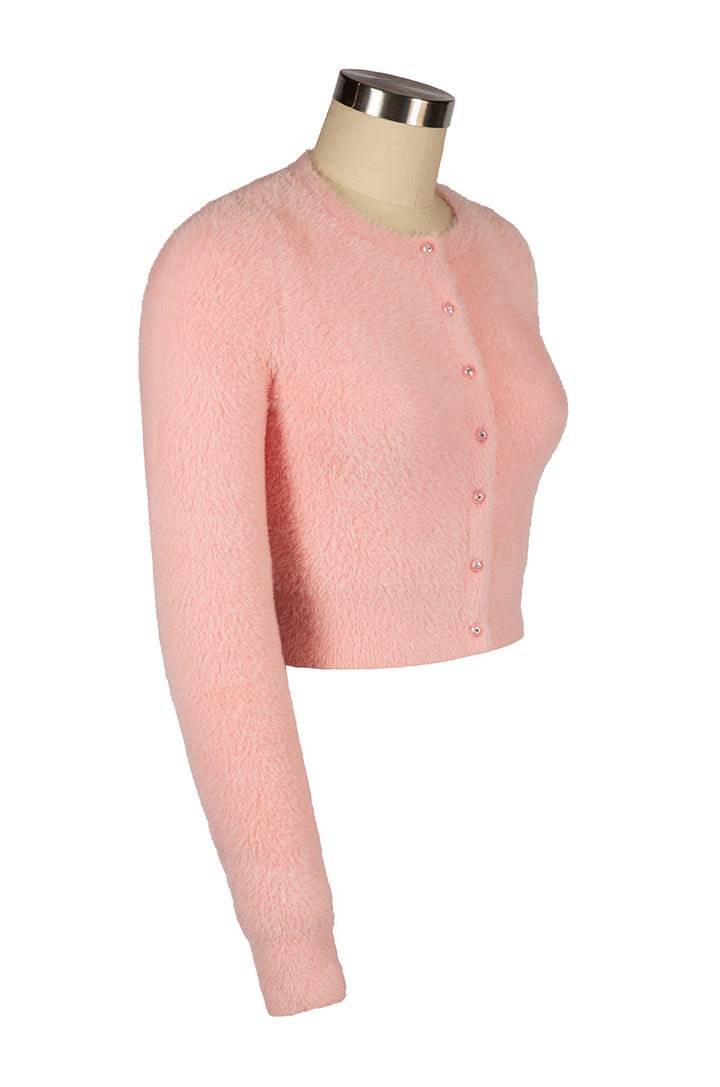 Powder Puff Cardigan (Pink)