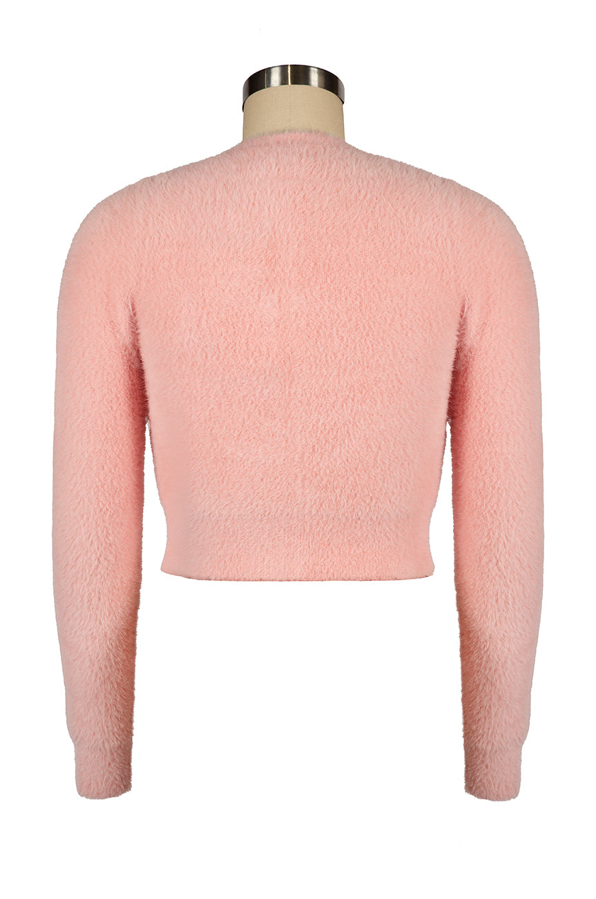 Powder Puff Cardigan (Pink)