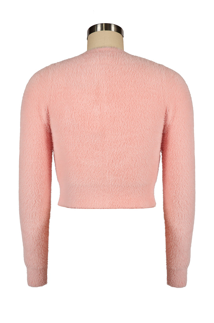 Powder Puff Cardigan (Pink)