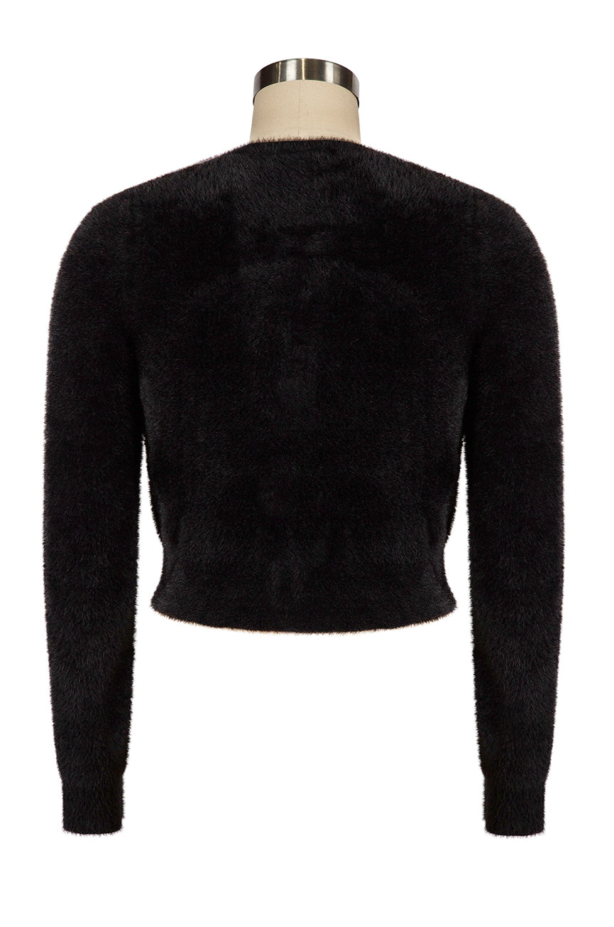 Powder Puff Cardigan (Black)