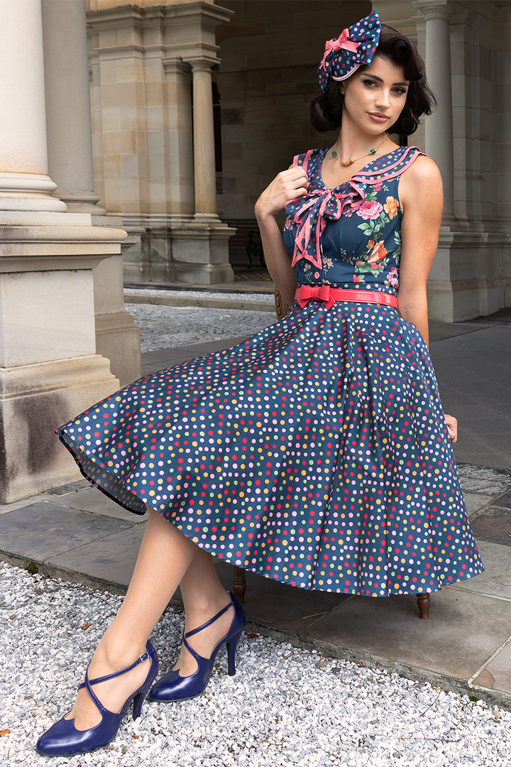 Fiorenza Circle Spot Skirt