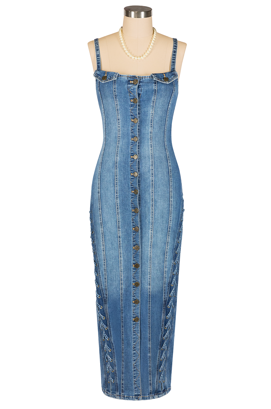 denim wiggle dress Unique Vintage | Dresses | Unique Vintage Light Blue Denim Bombshell Wiggle Pencil Dress