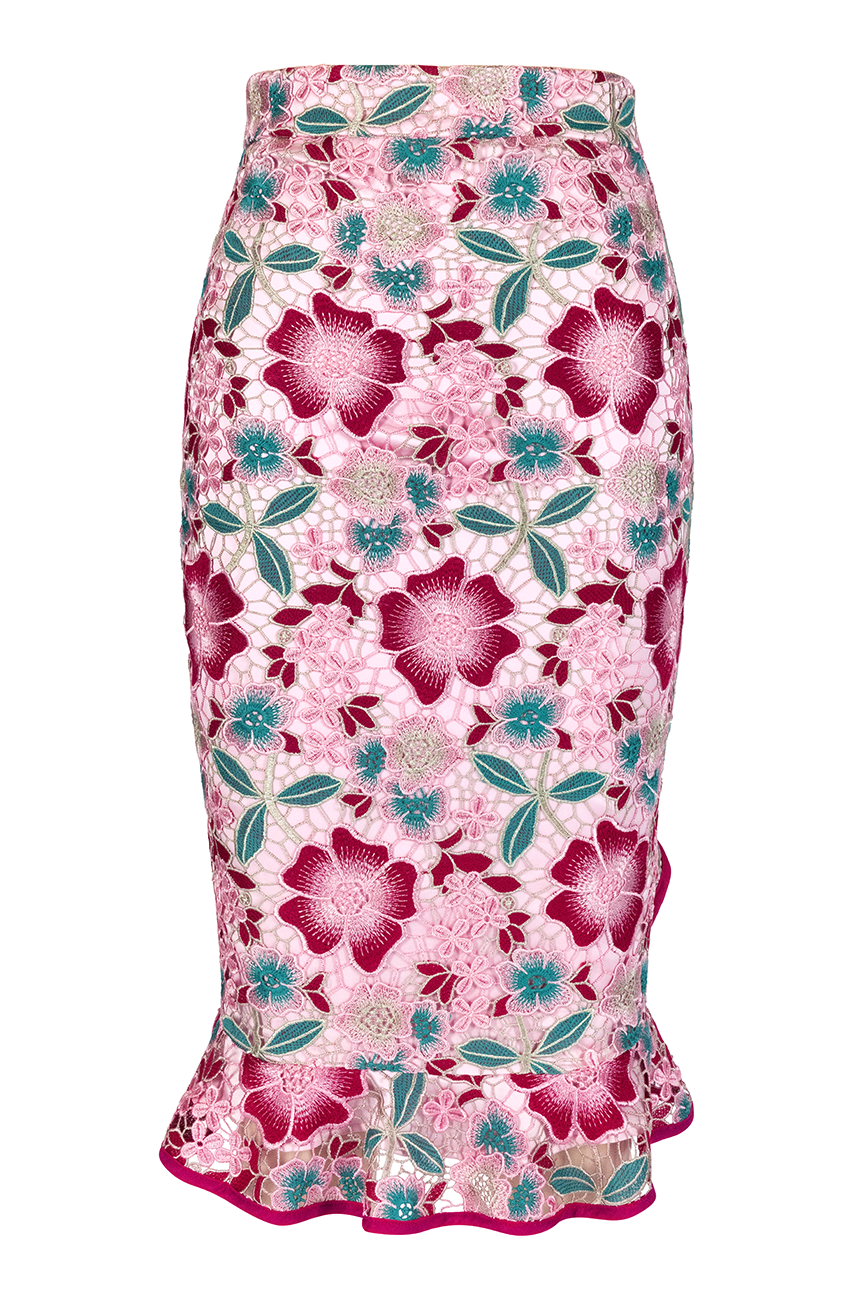 La Vita Romantica Wiggle Bustle Skirt