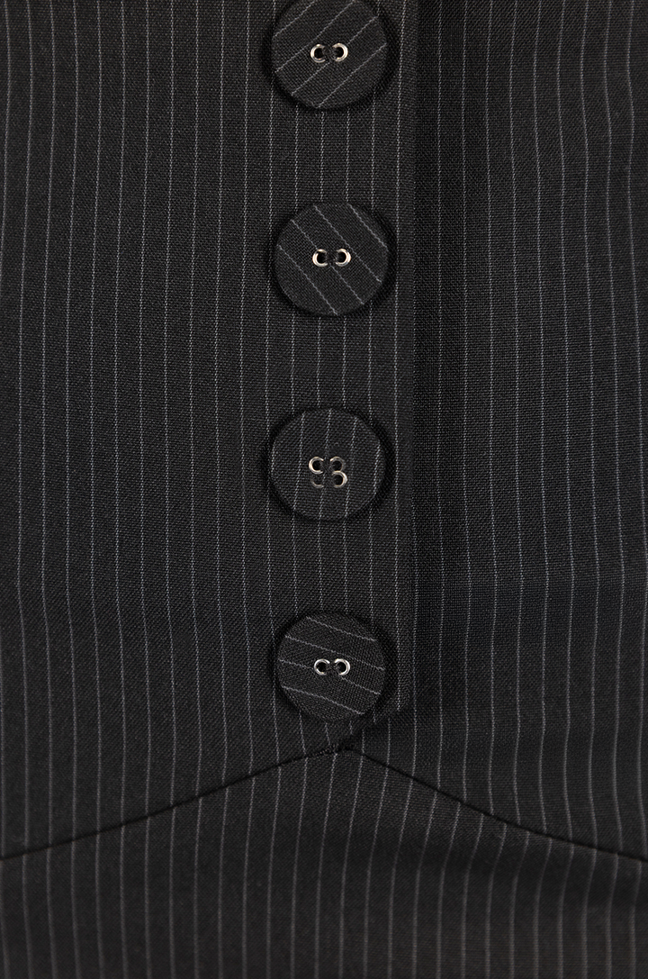 Read All About It Classic Wiggle Skirt (Pinstripe)