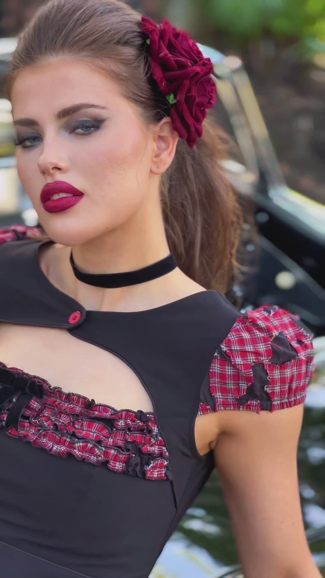 Anarchy Ruffle Wiggle Dress