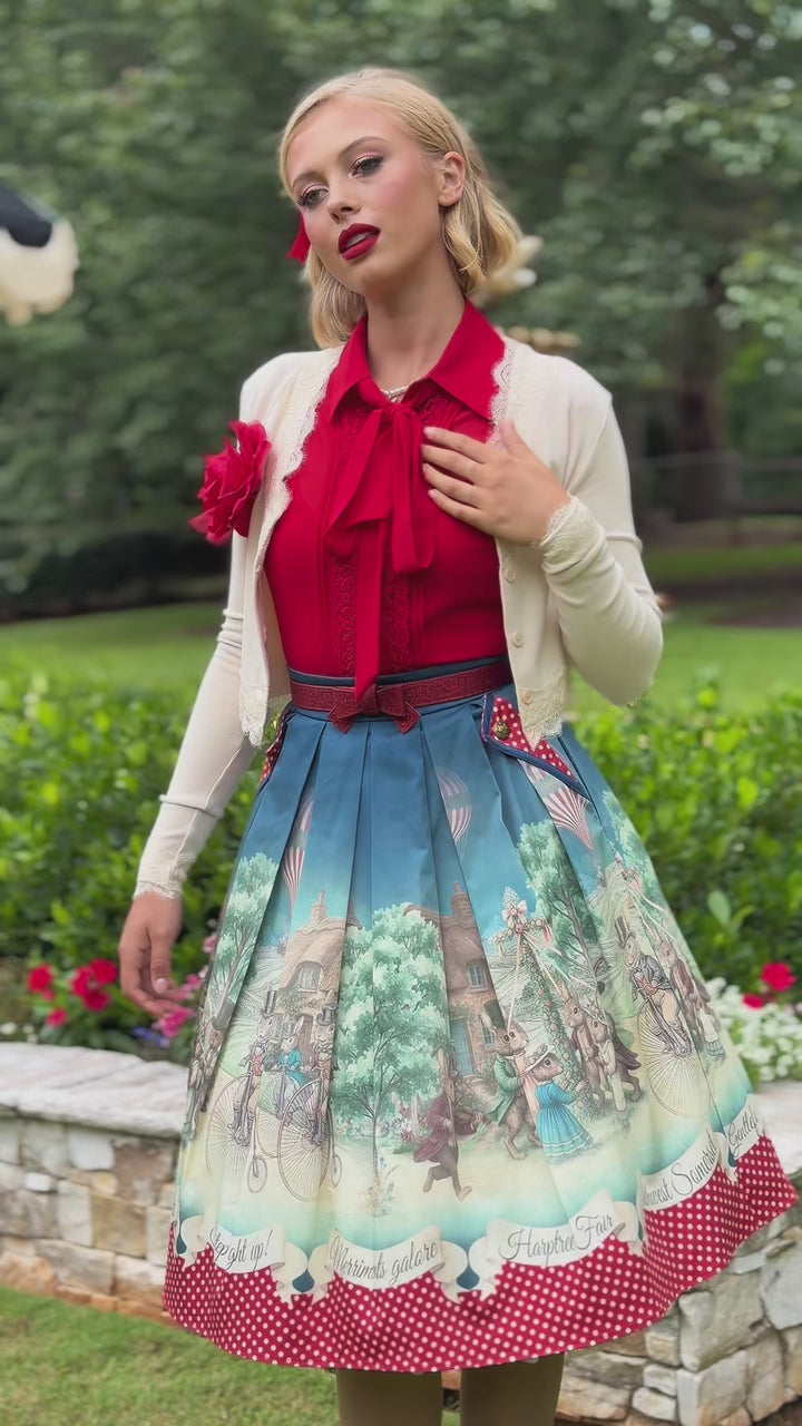 Harptree Village Follies Cardigan (Vanilla)