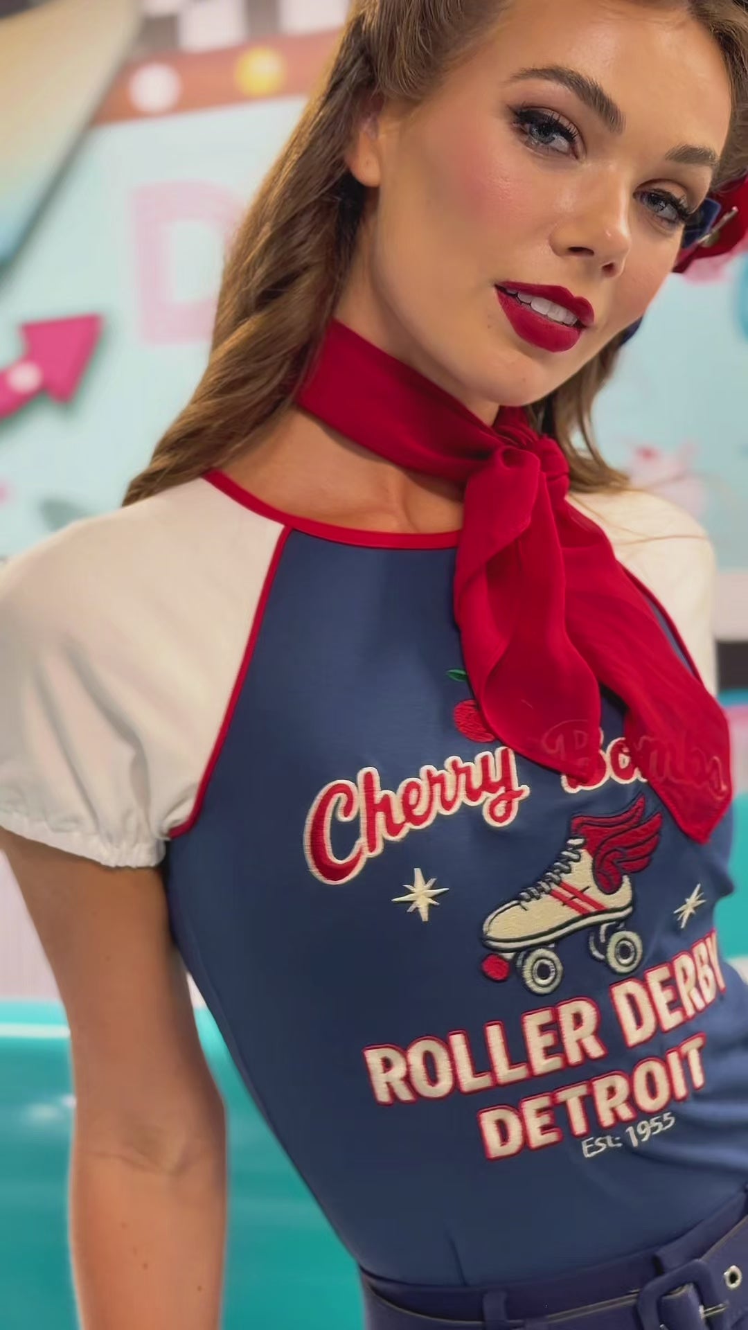 Cherry Bomb Roller Derby T-Shirt