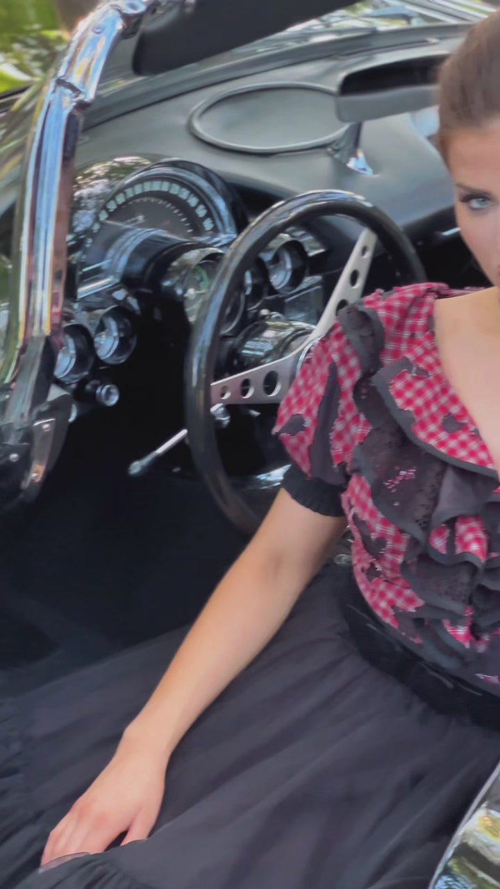Anarchy Frill Front Blouse