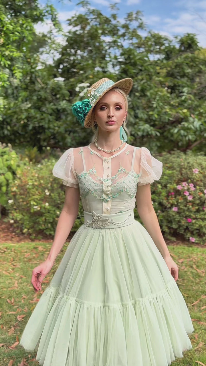 Elysian Tulle Skirt  (Mint)