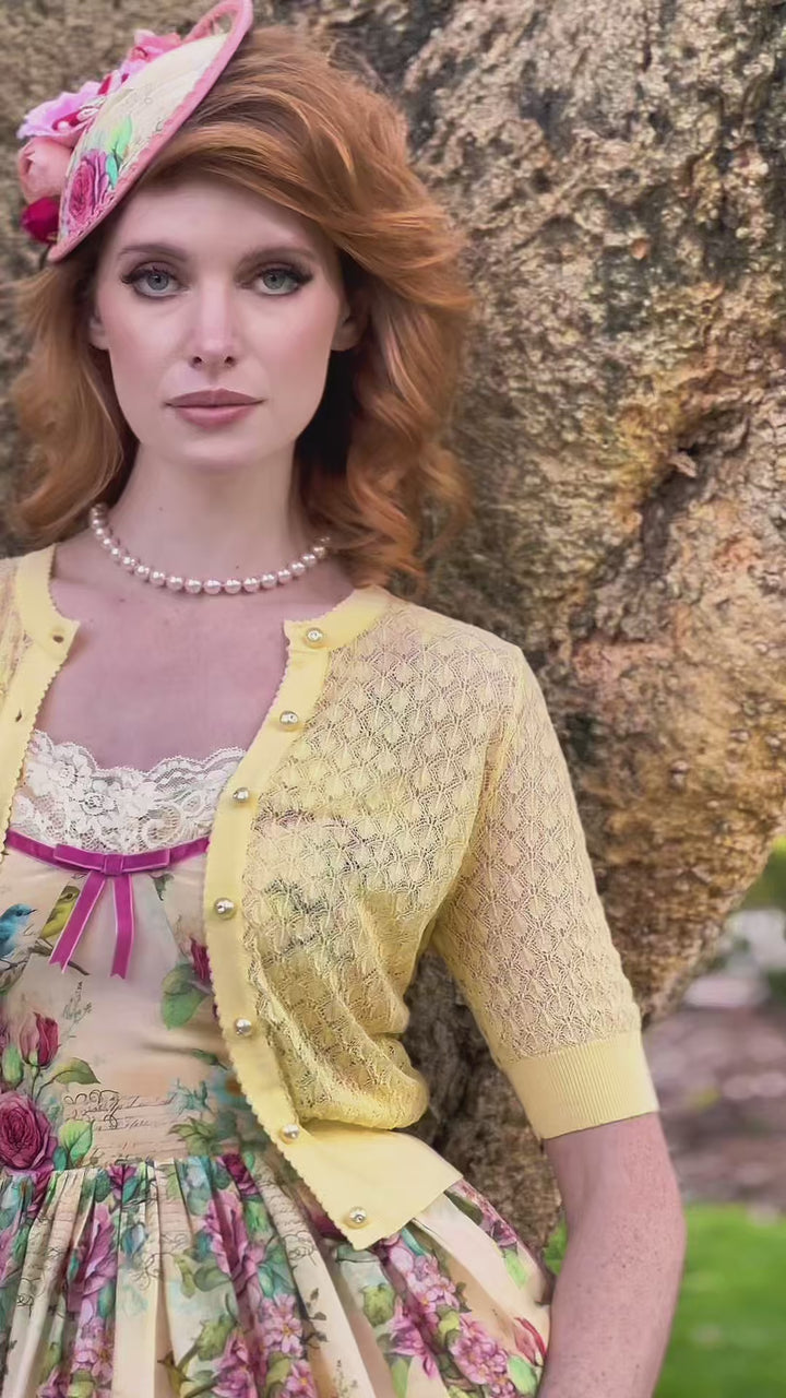 Birdsong Cardigan (Aqua)