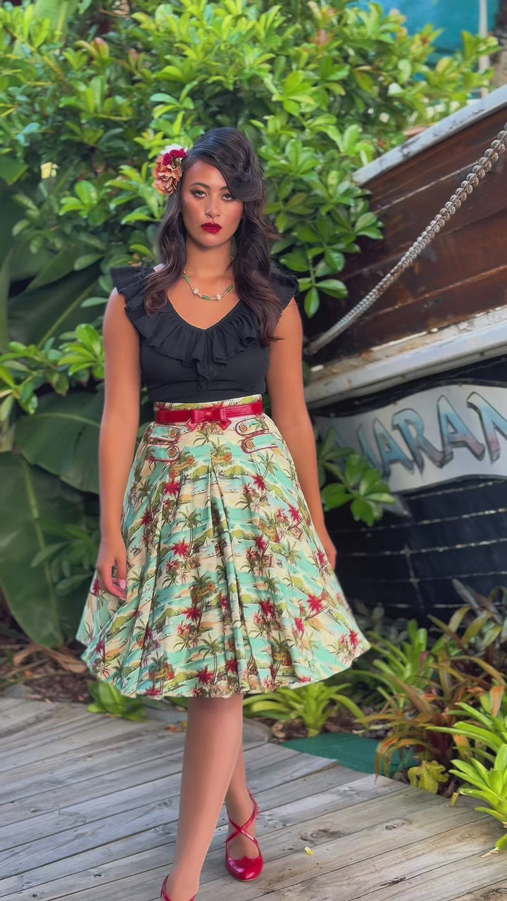 Tiki Island Classic Top (Black)