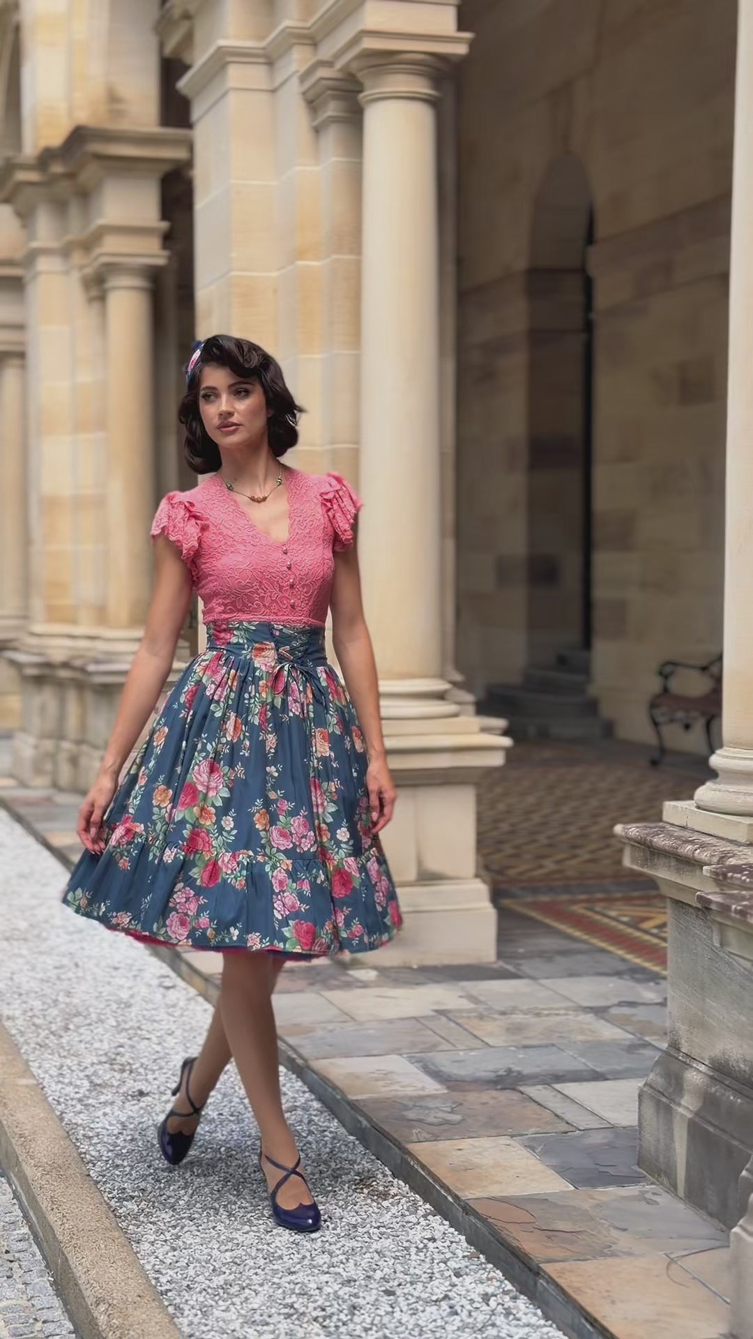 Fiorenza Full Skirt (Floral)