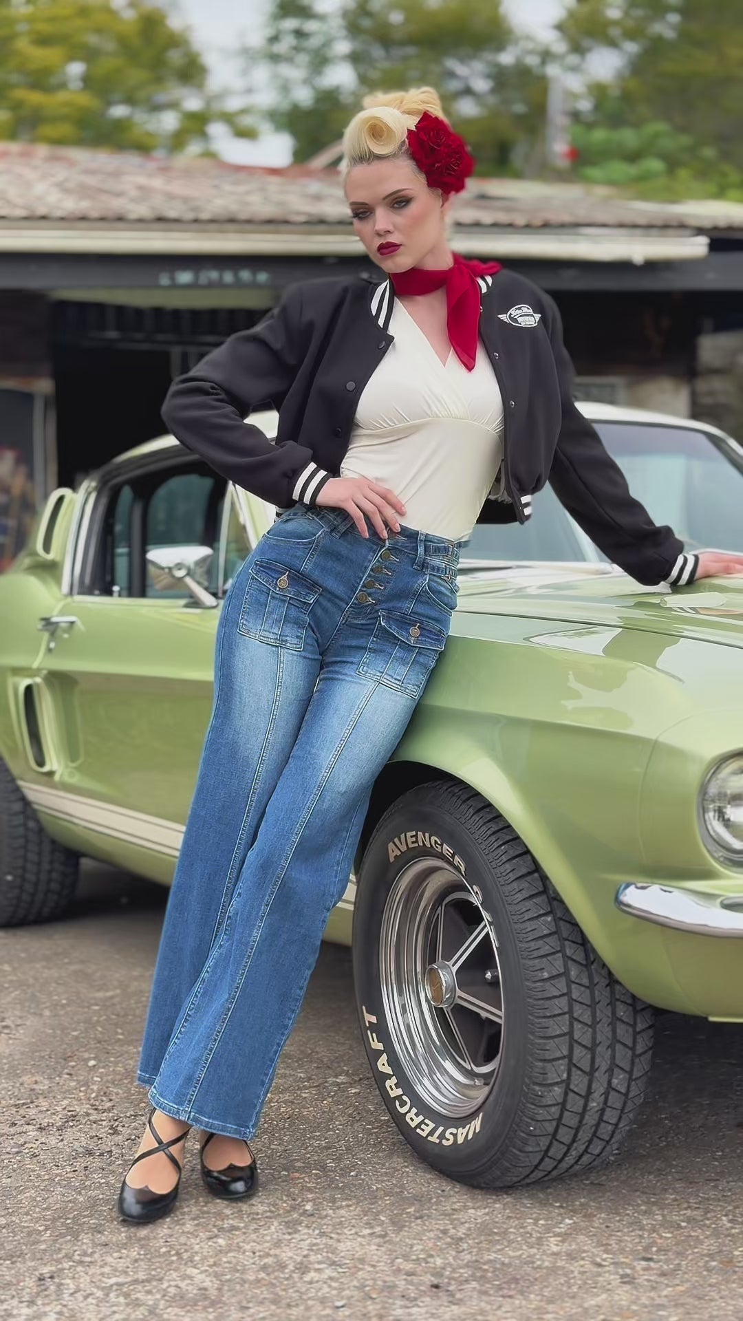 Hudson Buckle Jeans