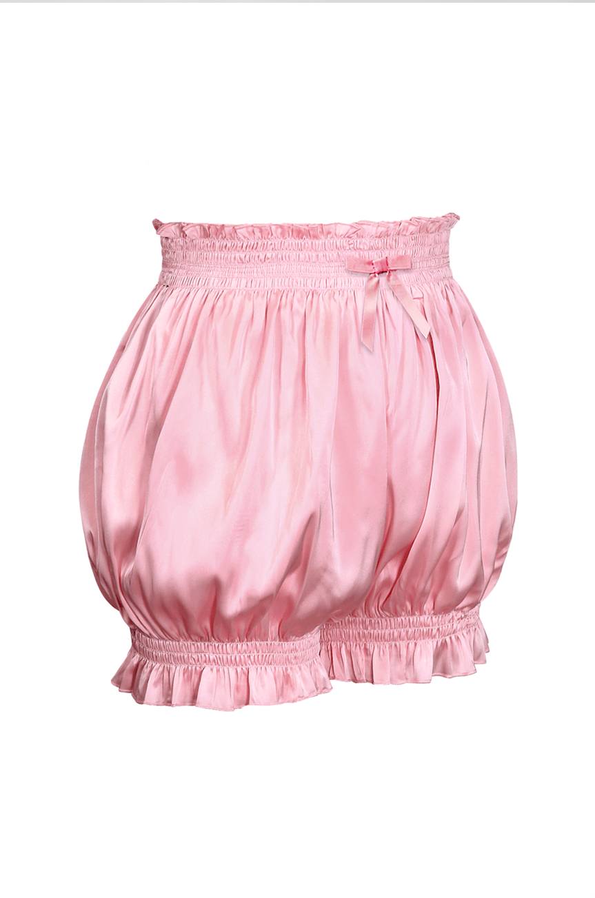 D'Amour Satin Kitty Knickers (Pink)