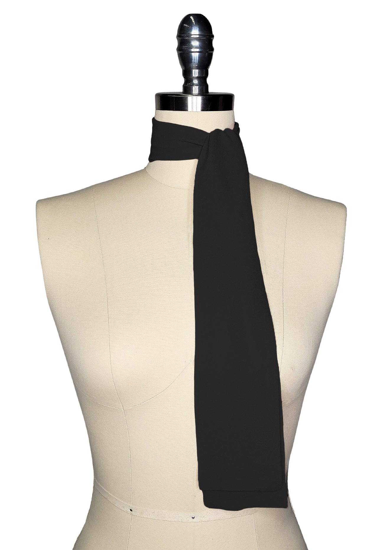 Florence Rectangle Scarf (Black) – Kitten D'Amour