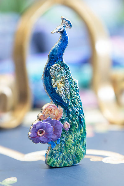 Peacocks And Palaces Brooch