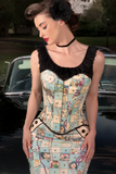 Snakes And Ladders Steel Boned Corset