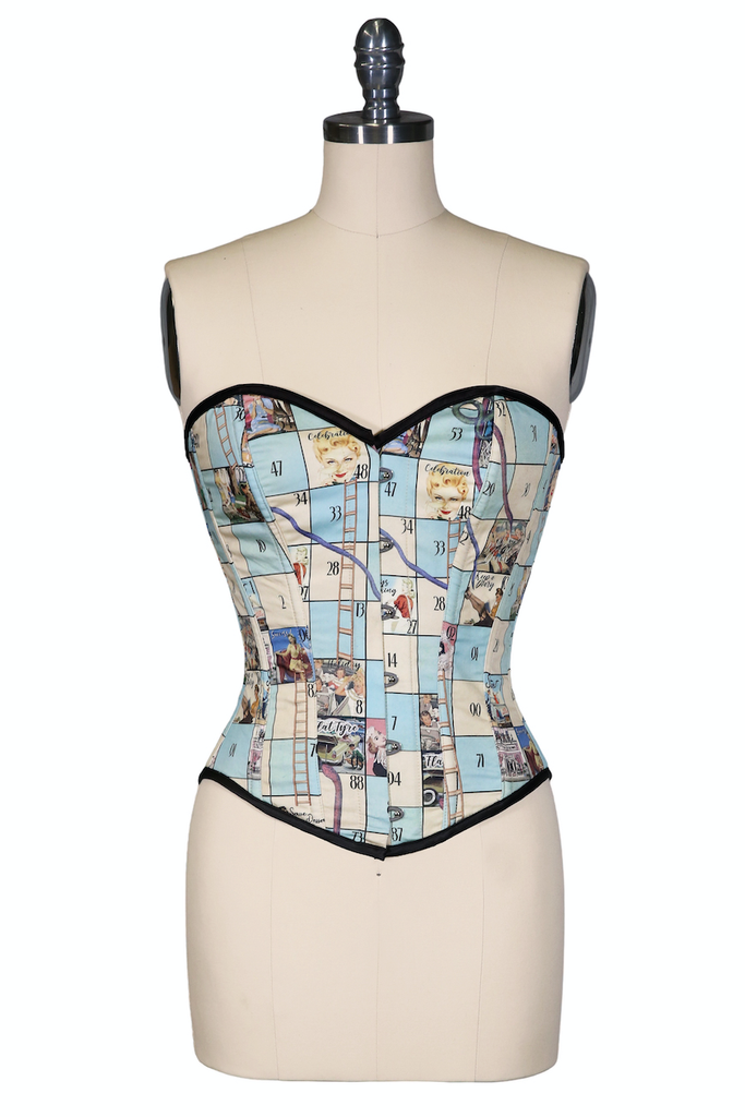 Snakes And Ladders Steel Boned Corset