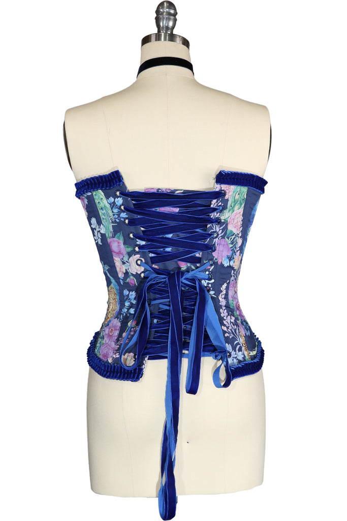 Peacocks And Palaces Steel Boned Corset