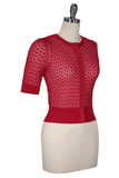 D'Amour Clara Bow Cardigan (Red)