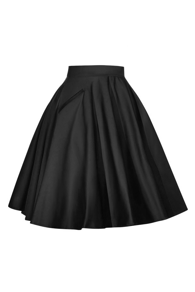 D'Amour Classic Circle Skirt (Black)