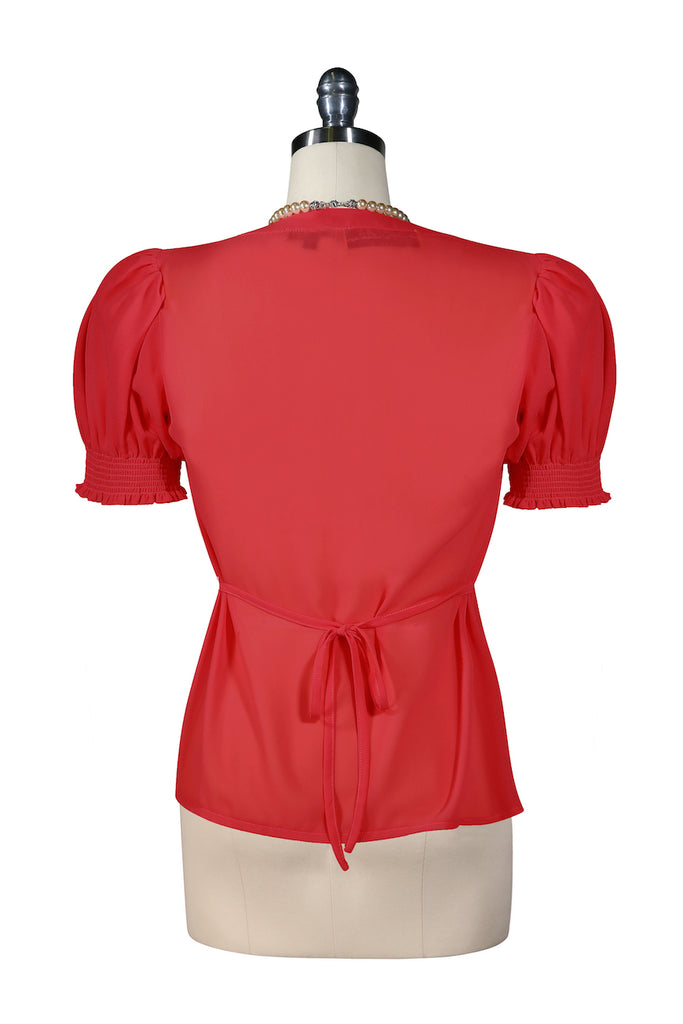 D'Amour Frill Front Top (Red)