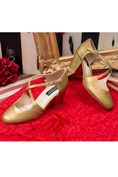 Bacall Shoe (Gold)