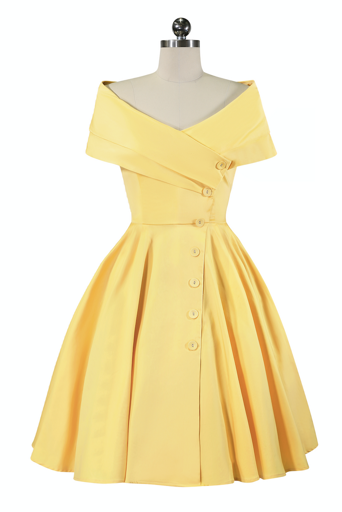 D'Amour L'Avenue Dress (Yellow)