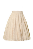 Lovey Dovey Lace Skirt (Beige)