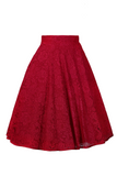 Lovey Dovey Lace Skirt (Rose)