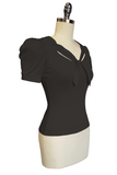 Madame Coco Tie Top (Black)
