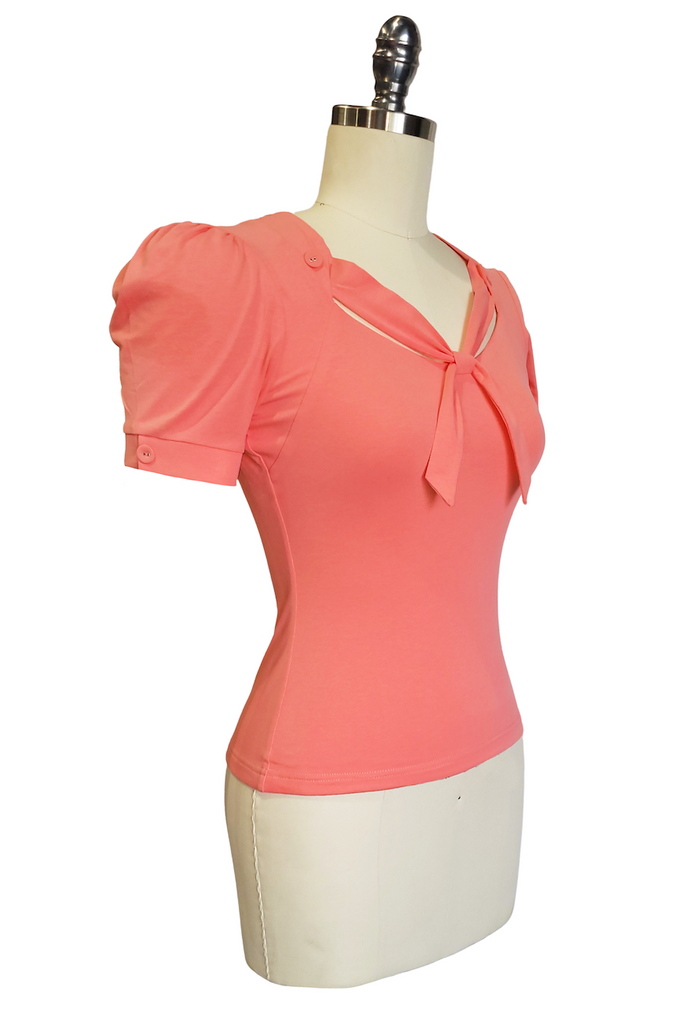 Madame Coco Tie Top (Coral)