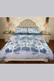 Music Box Quilt Cover with 2 Pillow Cases (King Size)
