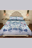 Music Box Quilt Cover with 2 Pillow Cases (Queen Size)