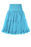 Luxury Shirred Petticoat (Blue)