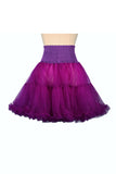 Luxury Shirred Petticoat (Purple)