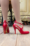 Envy Stiletto High Heels (Red)