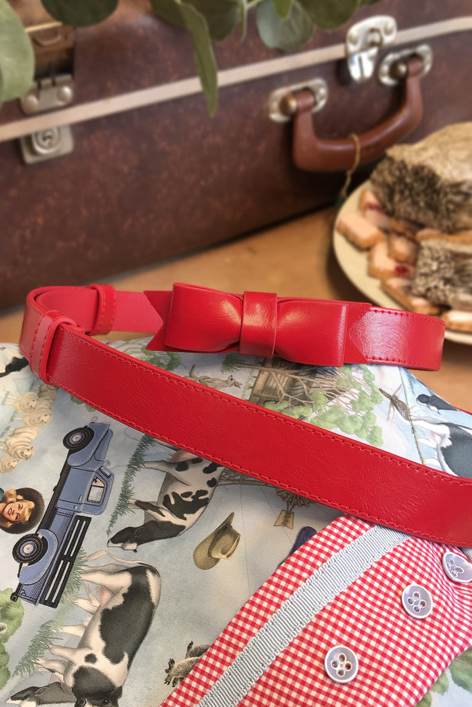 Charm School Belt (Red)