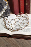 Regency Beaded Rhinestone Fascinator (Gold)
