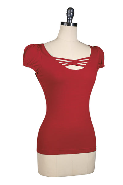 Snakes And Ladders Classic Top (Red)