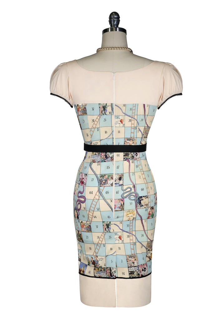 Snakes And Ladders Wiggle Dress