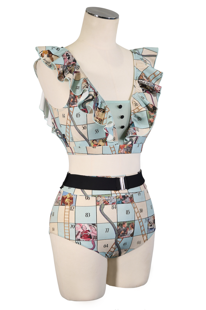 Snakes And Ladders Two Piece Swimsuit