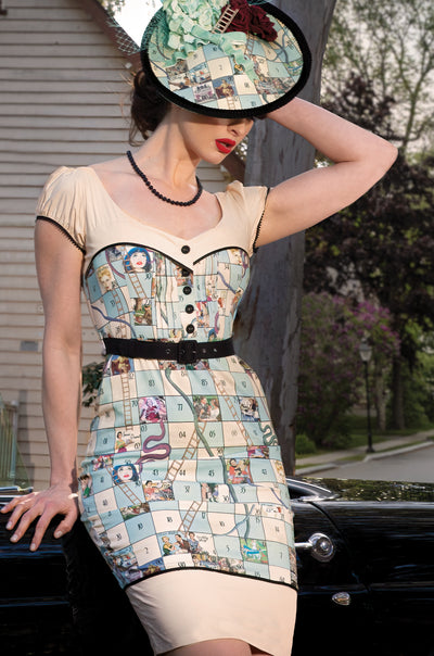 Snakes And Ladders Wiggle Dress