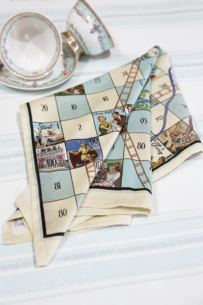 Snakes And Ladders Tea Towel