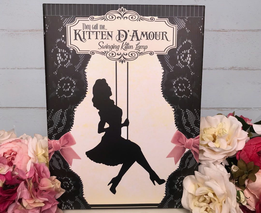 Swinging Kitten Lamp - Kitten D'Amour