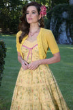 D'Amour Clara Bow Cardigan (Lemon)